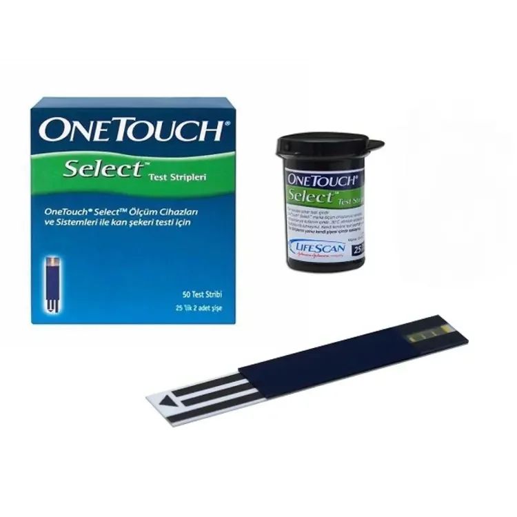 Picture of One Touch Select (1BOX) Blood Glucose Monitor Test Strips (50pcs)