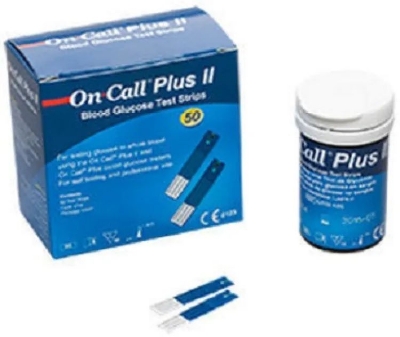 Picture of ON CALL PIUS Blood Glucose Test Strips 50 Pcs