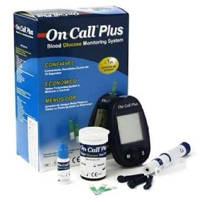 Picture of ON CALL PIUS Blood Glucose Test Strips 50 Pcs