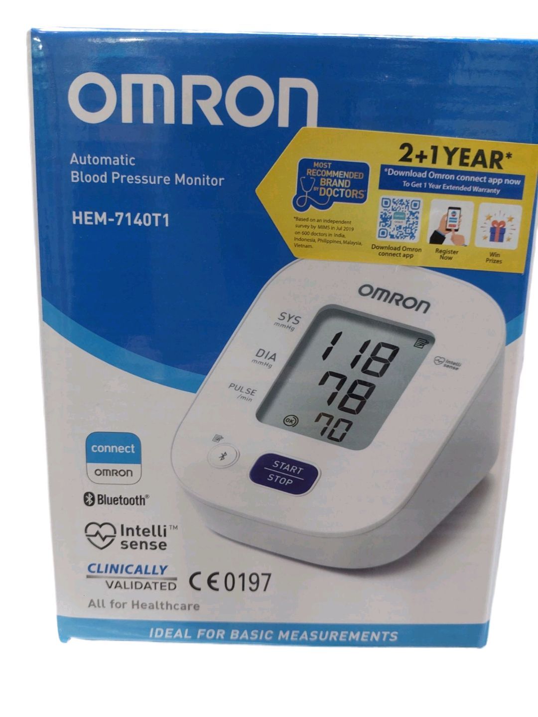 Picture of Omron HEM-7140T1 Digital blood pressure machine