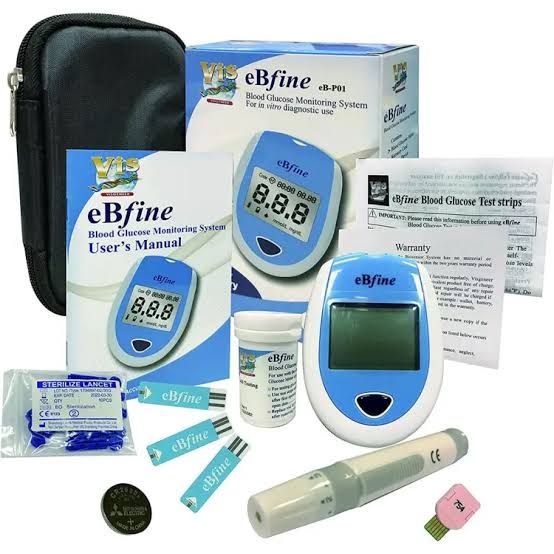 Picture of THIWAN eBfine Blood Glucose Monitoring Testing Blood Glucose Meter ...