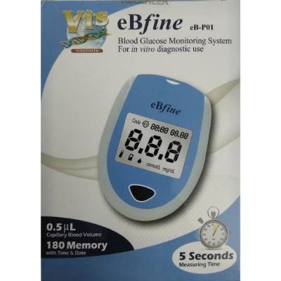 Picture of THIWAN eBfine Blood Glucose Monitoring Testing Blood Glucose Meter ...