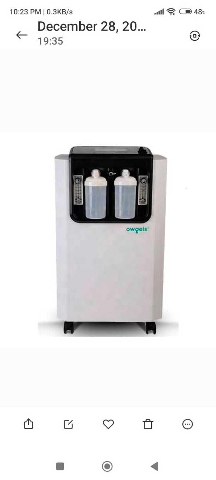 Picture of Owgels Medical Oxygen Concentrator 10L