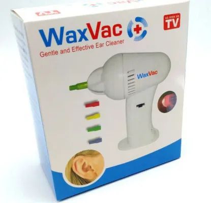 Picture of Wax Vac Ear Cleaner Vacuum Ear Cleaning System Cordless operation