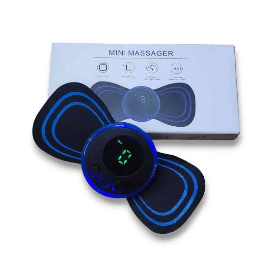 Picture of Tens Units EMS Mini Massager with 1 Pad ,Muscle Stimulator Full Body Relax Machine Rechargeable Device for Legs Back Neck Pain Relief Therapy For Unisex
