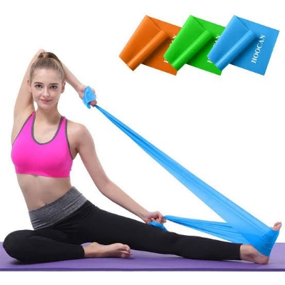 Picture of Yoga Practice Body Fitness Elastic Band For Training Exercises Workout - Improve Your Flexibility And Strength With This Elastic Band For Yoga Practice And Fitness Training