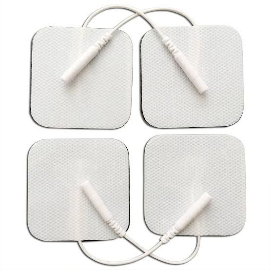 Picture of 141/6White Physiotherapy Equipments Self Adhesive Electrode Pads For Electronic Stimulators, Ift, Tens,Ems & Pulse Massagers