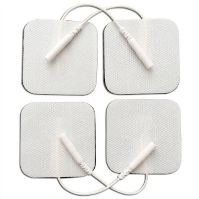 Picture of 141/6White Physiotherapy Equipments Self Adhesive Electrode Pads For Electronic Stimulators, Ift, Tens,Ems & Pulse Massagers
