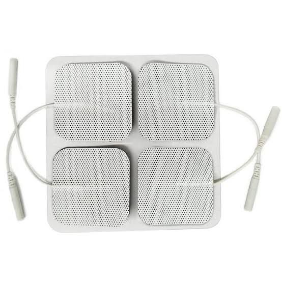 Picture of 141/6White Physiotherapy Equipments Self Adhesive Electrode Pads For Electronic Stimulators, Ift, Tens,Ems & Pulse Massagers
