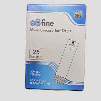 Picture of eBfine Blood Glucose Monitoring & Testing (25 test strips)