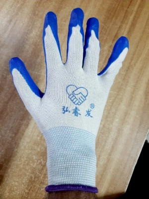 Picture of Nylon Rubber coated Safety Hand Gloves for Industrial , Household, Bike Riding Hand Gloves (1 Pair)