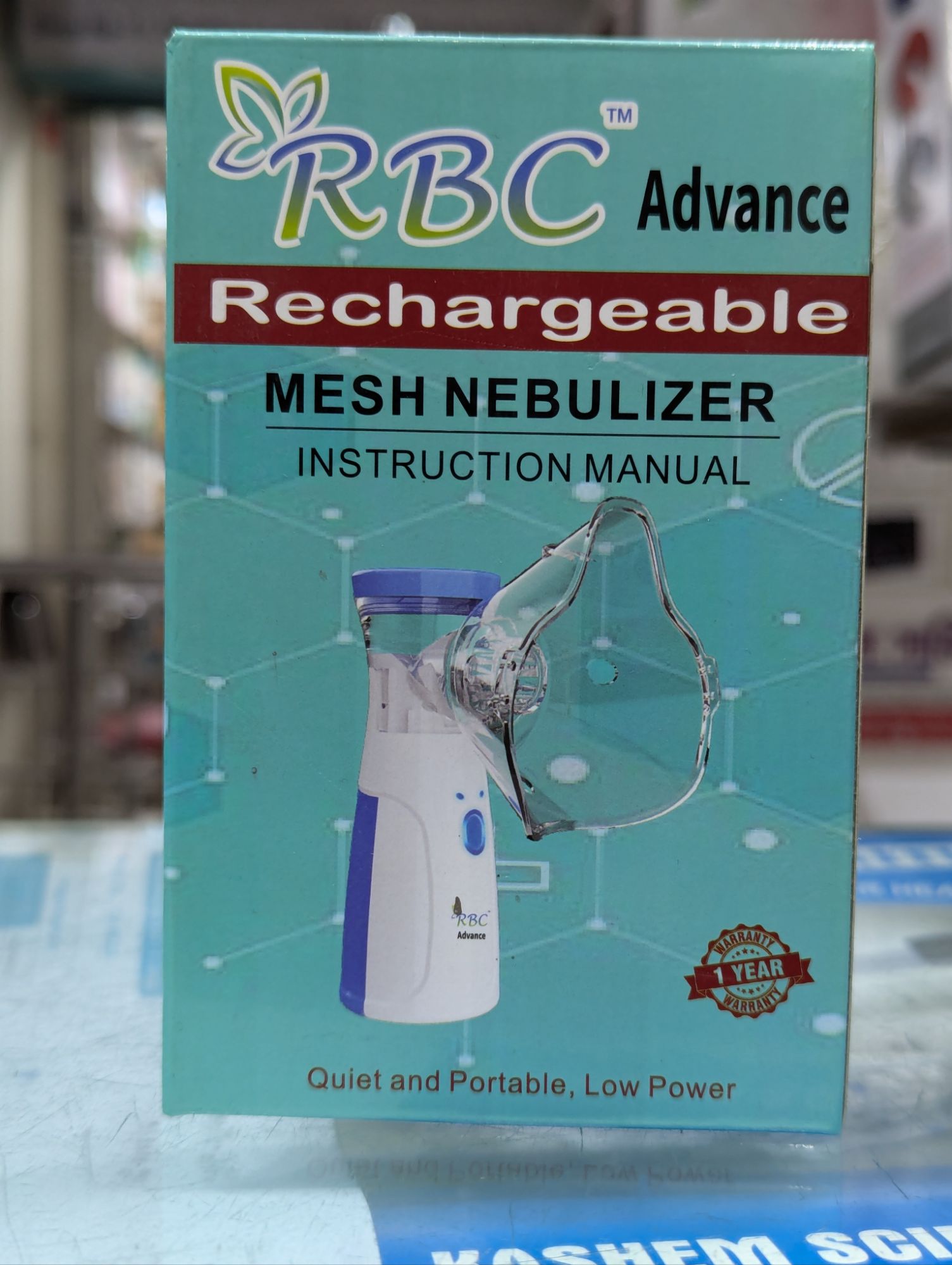 Picture of R B C Advance Mesh Nebulizer Rechargeable1 Year Warranty