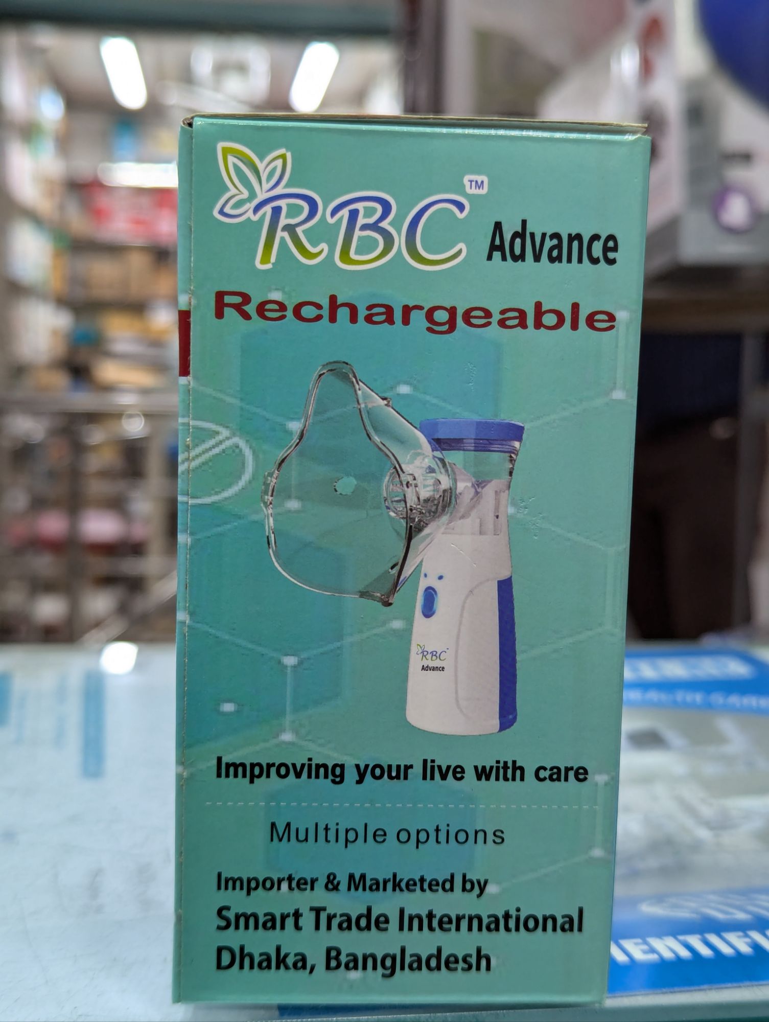 Picture of R B C Advance Mesh Nebulizer Rechargeable1 Year Warranty