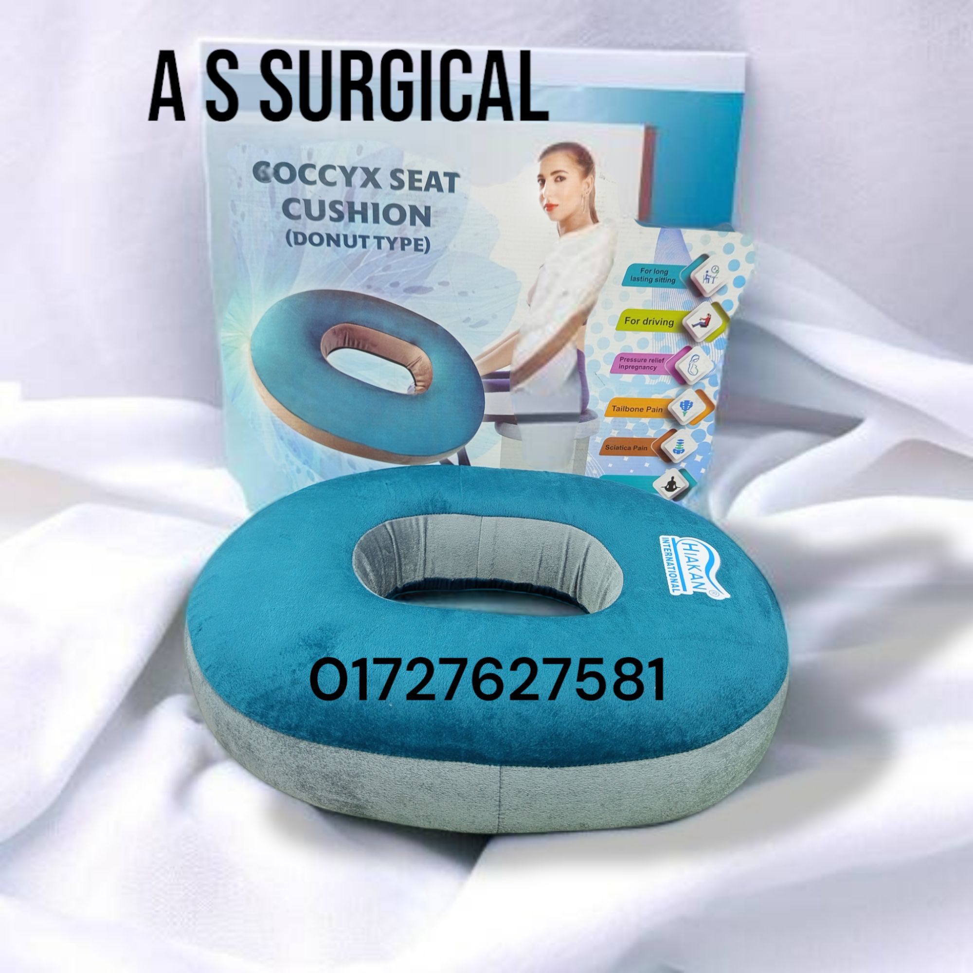 Picture of Hiakan International Coccyx Set Cushion (Donuttype)