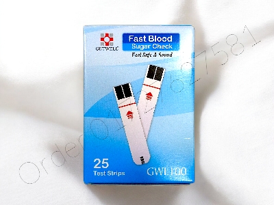 Picture of Test Strip for Getwell Blood Glucose Monitor- 25 Pcs