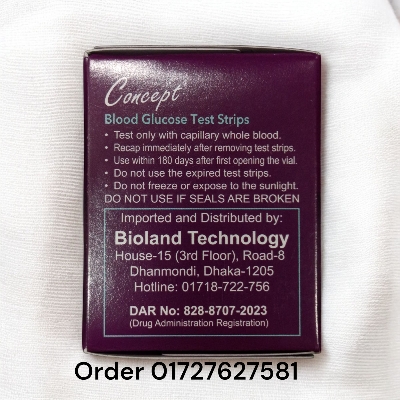 Picture of Concept Blood glucose Test Strip 25 PCS