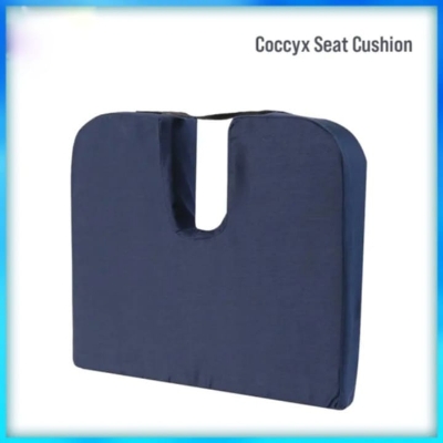 Picture of Coccyx Seat Cushion to Relieve Back, Sciatica and Tailbone Pain Ideal for Car, Office Chair
