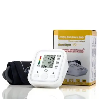 Picture of Digital Arm Blood Pulse Pressure Monitor Electric Tonometer Meter Health Care 99 Memory Sets Household Sphygmomanometer