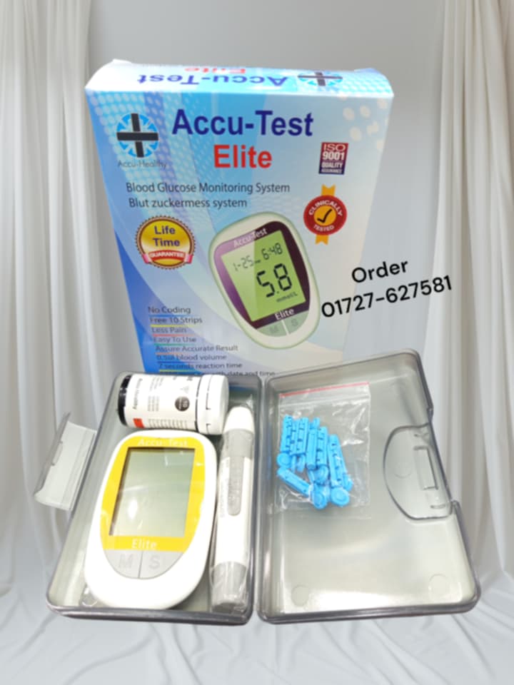 Picture of Accu Test Elite Blood Glucose Monitore With 10 Test strip