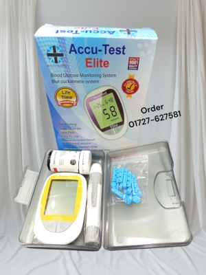 Picture of Accu Test Elite Blood Glucose Monitore With 10 Test strip