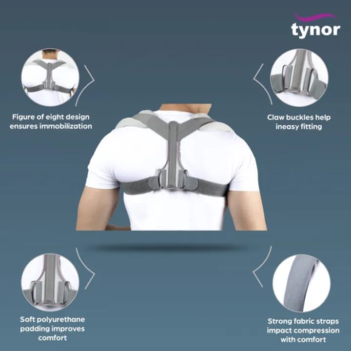 Picture of Tynor Clavicle Brace With Buckle(Immobilization,Comfort,Easy Application)