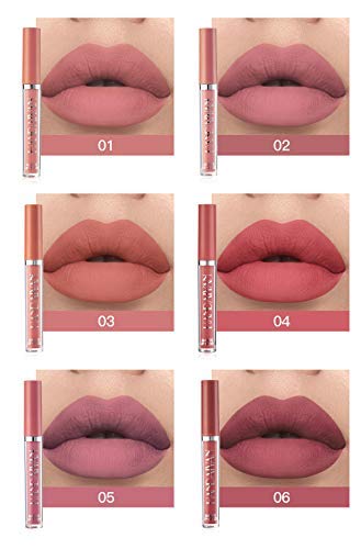 HANDAIYAN Matte Liquid Lipstick Makeup Set A / Set B - 6pcs x2.5ml 