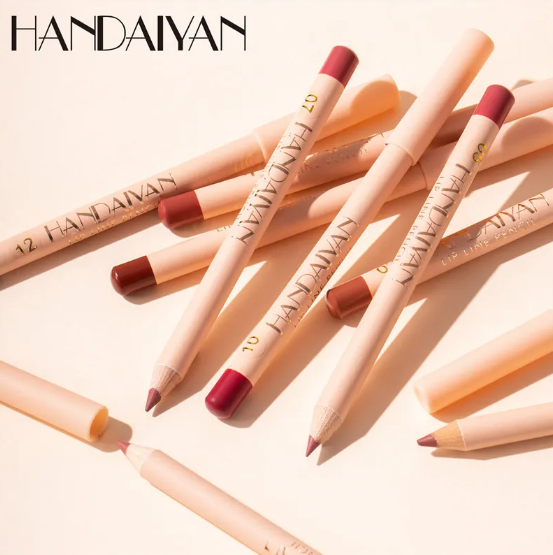 HANDAIYAN Lipliner Pencil 12 Pcs Set 