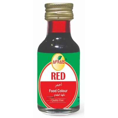 Picture of Red Food Color -28ml Afram Red Color (Organic)