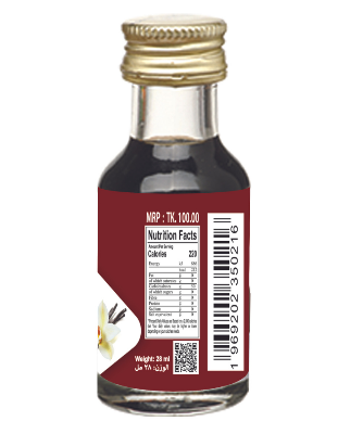 Picture of Afram Vanilla Food Flavour Essence -28ml Vanilla Essence