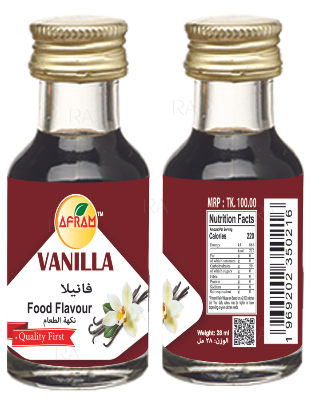 Picture of Afram Vanilla Food Flavour Essence -28ml Vanilla Essence