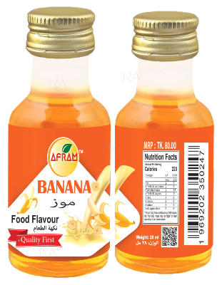 Picture of Afram Banana Food Flavour Essence -28ml Banana Flavor Essence