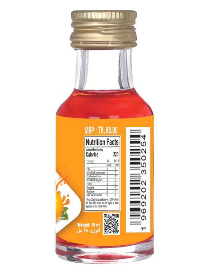 Picture of Afram Orange Food Flavour (Essence) -28Ml Orange Flavor Essence