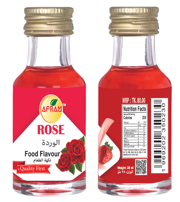 Picture of Afram Rose Flavour (Essence) -28ml Rose Essence