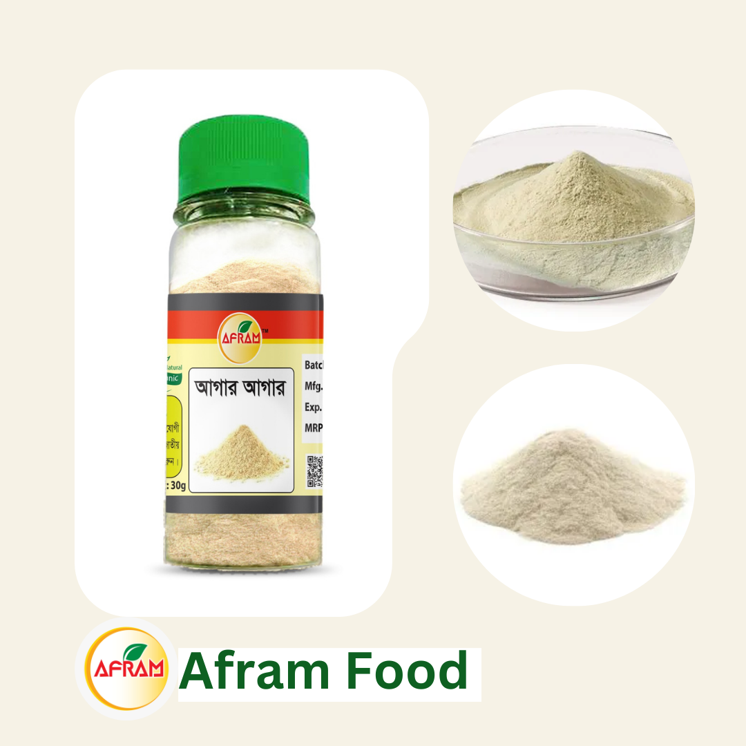 Picture of Combo Set Of Afram Agar Agar 30gm+ Oregano 15gm+ Paprika Powder 30g + Rosemary Leaves -20G - 4pieces