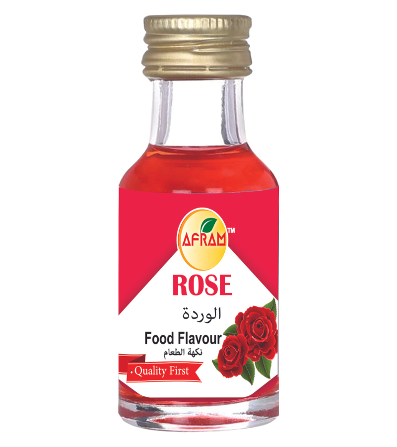 Picture of Afram Food Flavour (Essence) 4pieces Set of Banana + Mango +Rose + Strawberry -28ml