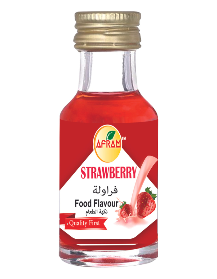 Picture of Afram Food Flavour (Essence) 4pieces Set of Banana + Mango +Rose + Strawberry -28ml