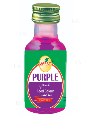 Picture of Afram Purple Food Color -28ml (Organic ) Purple Color