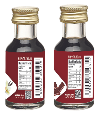 Picture of Afram 2 Pieces Chocolate + Vanilla Flavour Essence - 28ml
