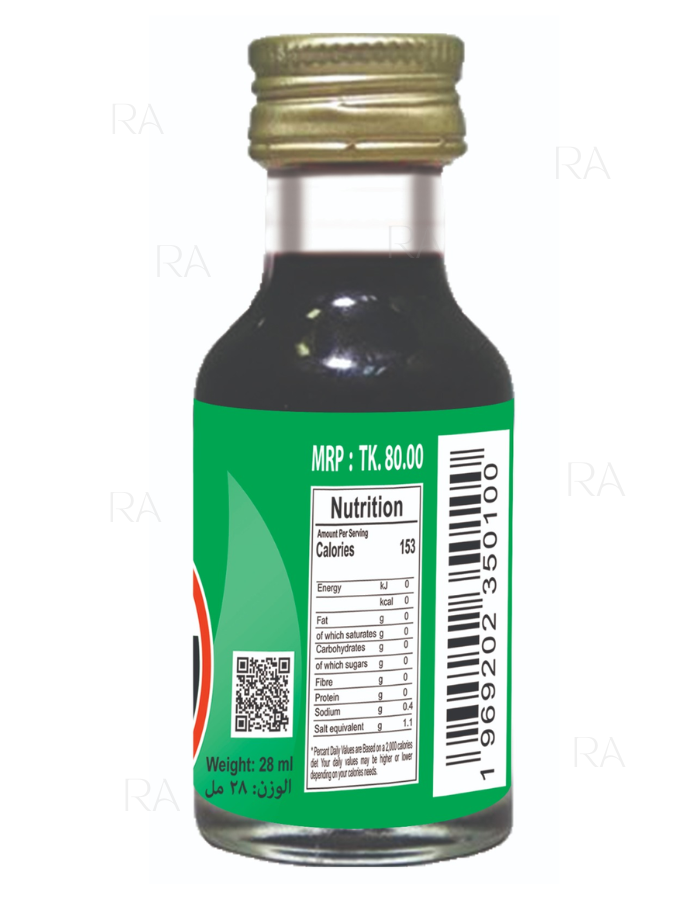 Picture of Afram Black Food Colour -28ml  Black Food Color