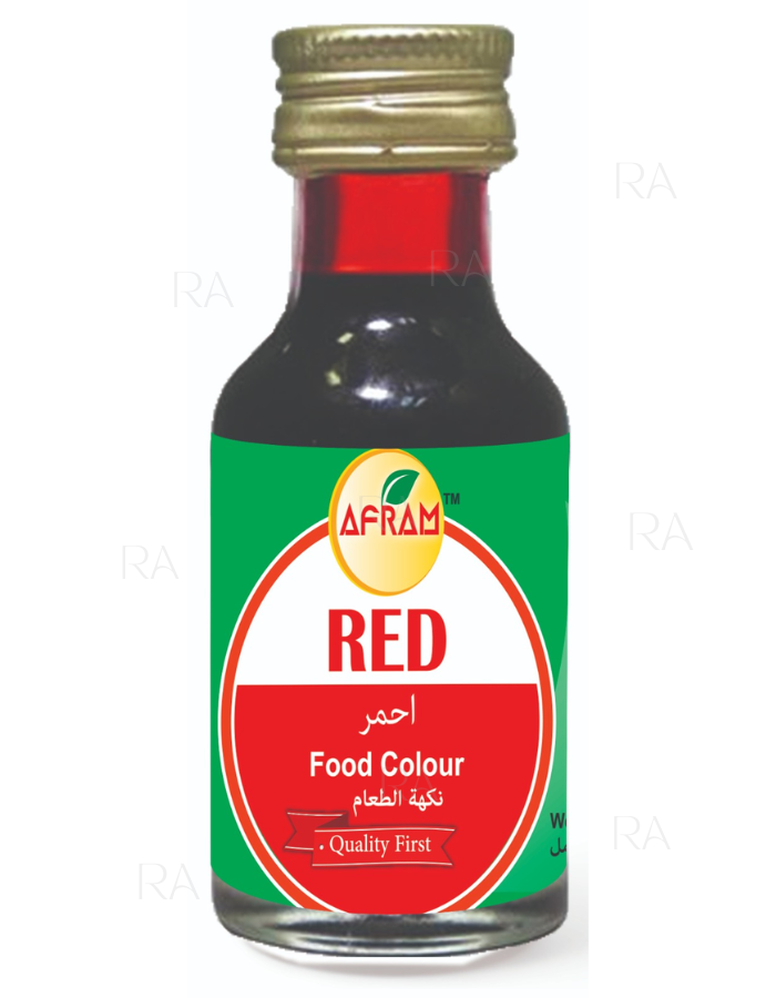 Picture of Afram Red Food Colour -28ml  Red Color