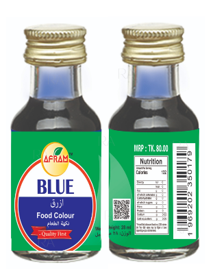 Picture of Afram Blue Food Colour -28ml  Blue Color