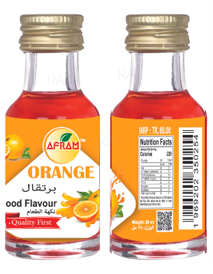 Picture of Afram Orange Food Flavour -28ml Orange Food Flavour Essence