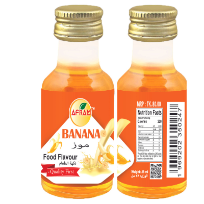 Picture of Afram Banana Food Flavour -28ml Banana Food Flavour Essence