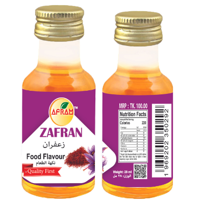 Picture of Afram Saffron Flavour -28ml Jafran Essence
