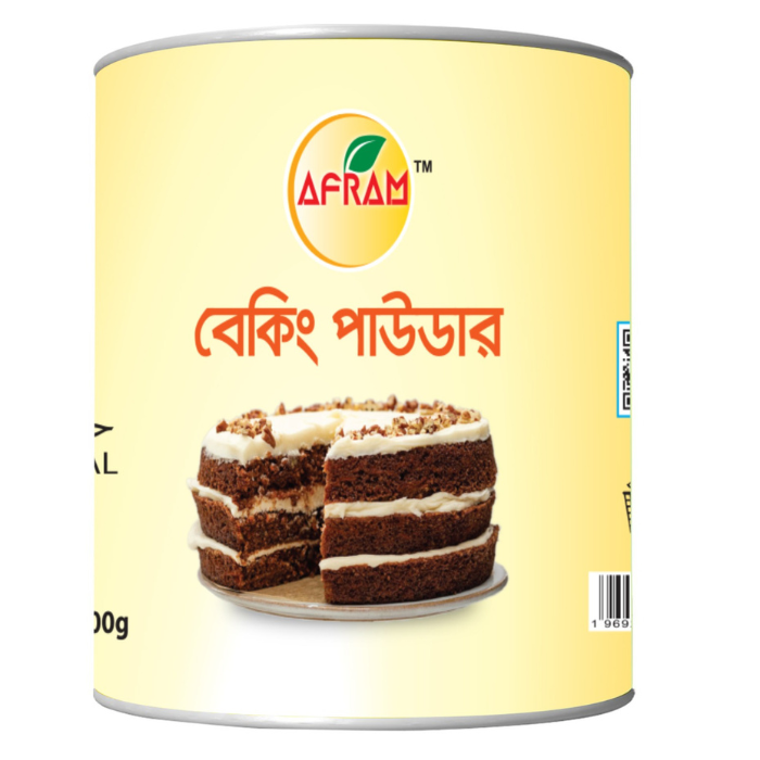 Picture of Afram Combo Set of Cacao Powder 90g + Baking Powder 200g+ Venilla Flavour Essence 28ml+ Chocolate Flavour Essence 28ml( 4 pieces)