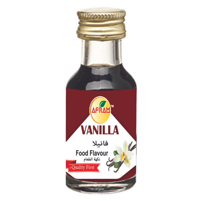 Picture of Afram Combo Set of Cacao Powder 90g + Baking Powder 200g+ Venilla Flavour Essence 28ml+ Chocolate Flavour Essence 28ml( 4 pieces)