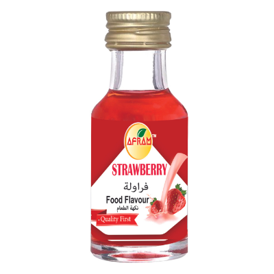 Picture of Afram 2 Pieces Food Flavour/ Essence Set of Vanilla+Strawberry  -28ml Per pieces