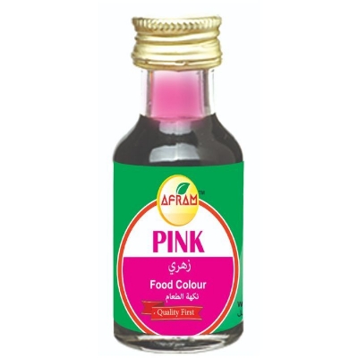 Picture of Afram  Organic Food Colour Combo Set of Orange + Chocolate + Blue + Red + Yellow + Green + Pink +  black + purple- 28 ml x 9 pieces