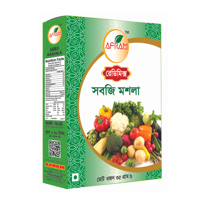 Picture of Combo set of Afram Shahi Biriyani, vegetable/sabji, Garam, kalo buna, Chatpati, roast,  noodles ,Mutton Masala - 35gm per pic(8pieces)