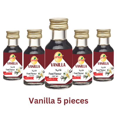 Picture of Afram Vanilla Food Flavour Essence -28ml Vanilla Essence 5 pieces